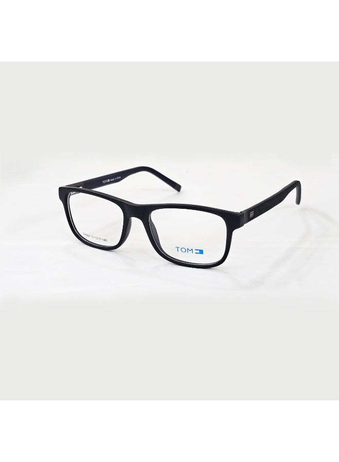 Enjoy a premium wearing experience with these men’s eyeglasses crafted from advanced TR-90 material, known for its exceptional lightness and durability compared to traditional plastics. The frame is designed to provide maximum comfort and stability throughout the day, reducing pressure on the nose and ears, making it ideal for daily use, driving, work, and outdoor activities.  These glasses combine modern style with practical performance, offering excellent resistance to heat and impact while maintaining their shape and quality over time.